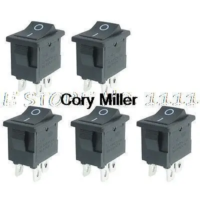 250V/10A 125V/20A AC Double Pole Single Throw DPST O/F Rocker Switch