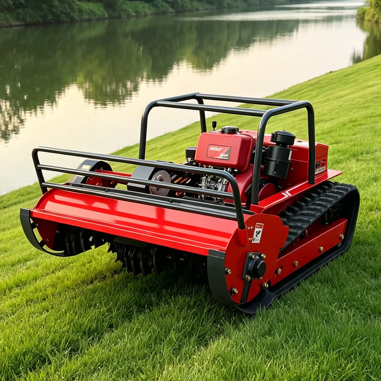 High-Performance CE EPA Approved 550mm 800mm 100mm Grass Cutting Robot Lawn Mower Cordless 4-Stroke Remote Control Lawn Mower