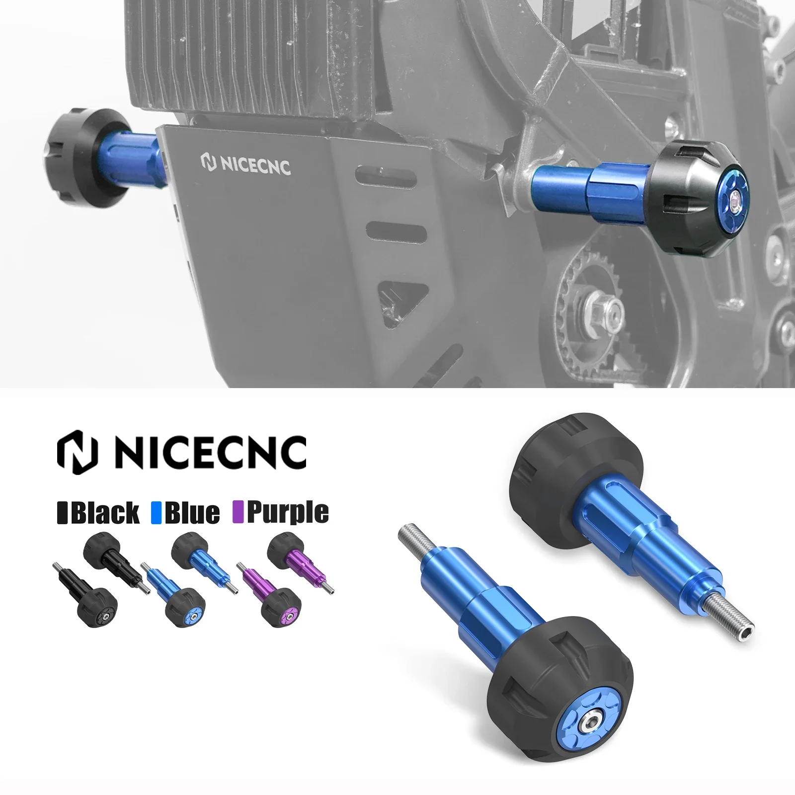 

NICECNC Frame Sliders Crash Protector For Surron light bee X light bee S light bee L1E Segway X160 Segway X260 Sur-ron Bike Part