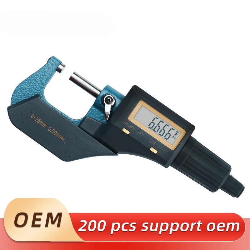 

0-25mm digital micrometer Electronic Micrometer 0.001mm Micron Outside Micrometers Gauge Thickness Measuring tools