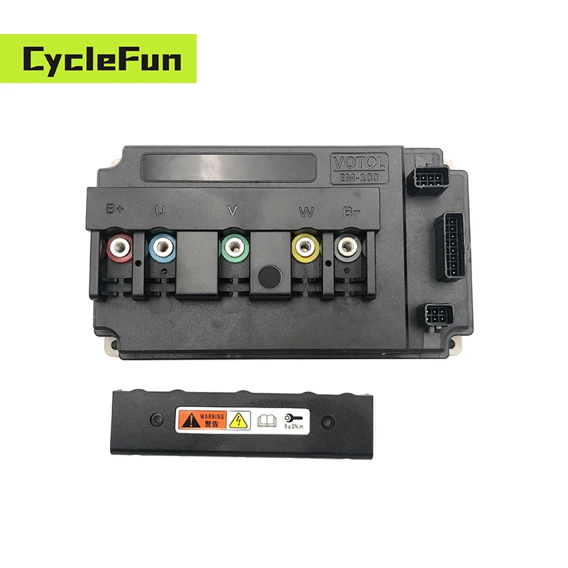 VOTOL Sine Wave 130A PMSM EM100 Controller Reverse Function With N7 Colorful LCD Display For 2KW-3KW Motor Motorcycles Scooter