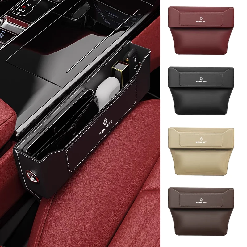 

Car Seat Gap Organizer Seat Crevice Slot Storage Box For Renault Megane 2 3 4 RS Grand Scenic Clio 4 Captur Duster Accessories
