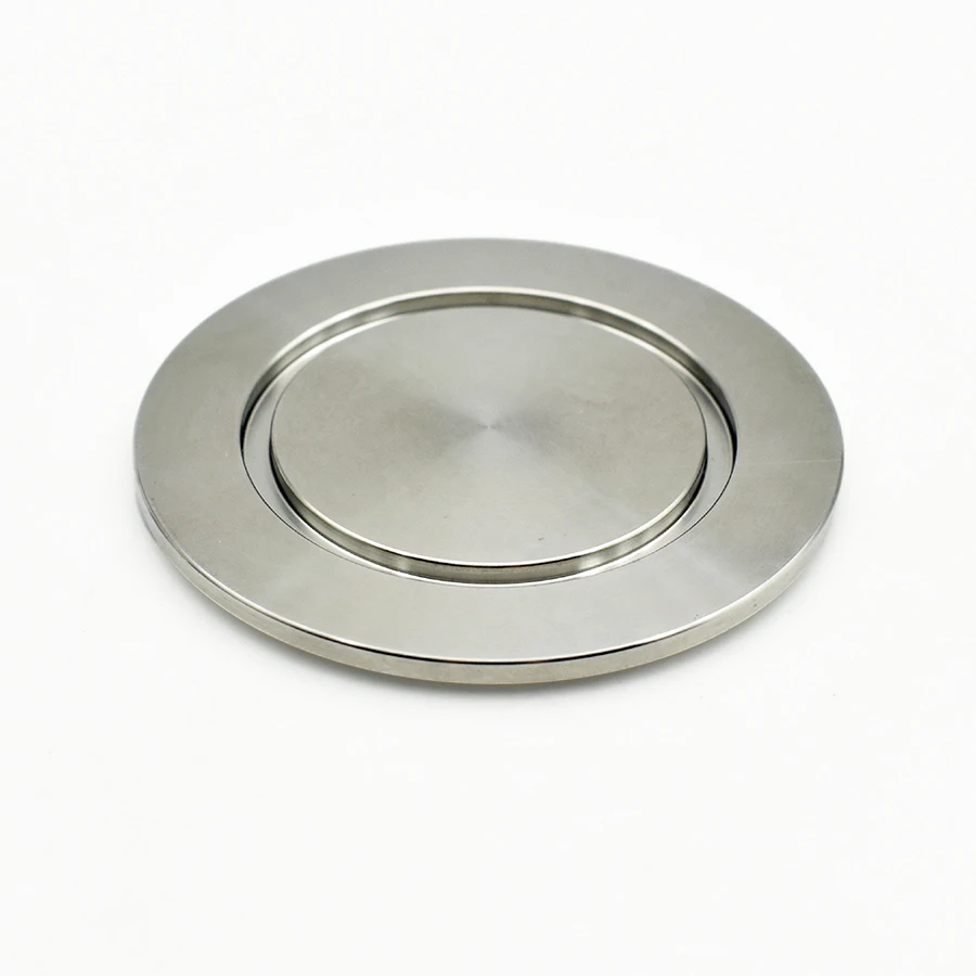 Sanitary Tri Clamp KF Vacuum End Cap SS304 Corrosion-Resistant Safe Sealing for KF16/KF25/KF40/KF50 Lab Industrial Beer Brewing