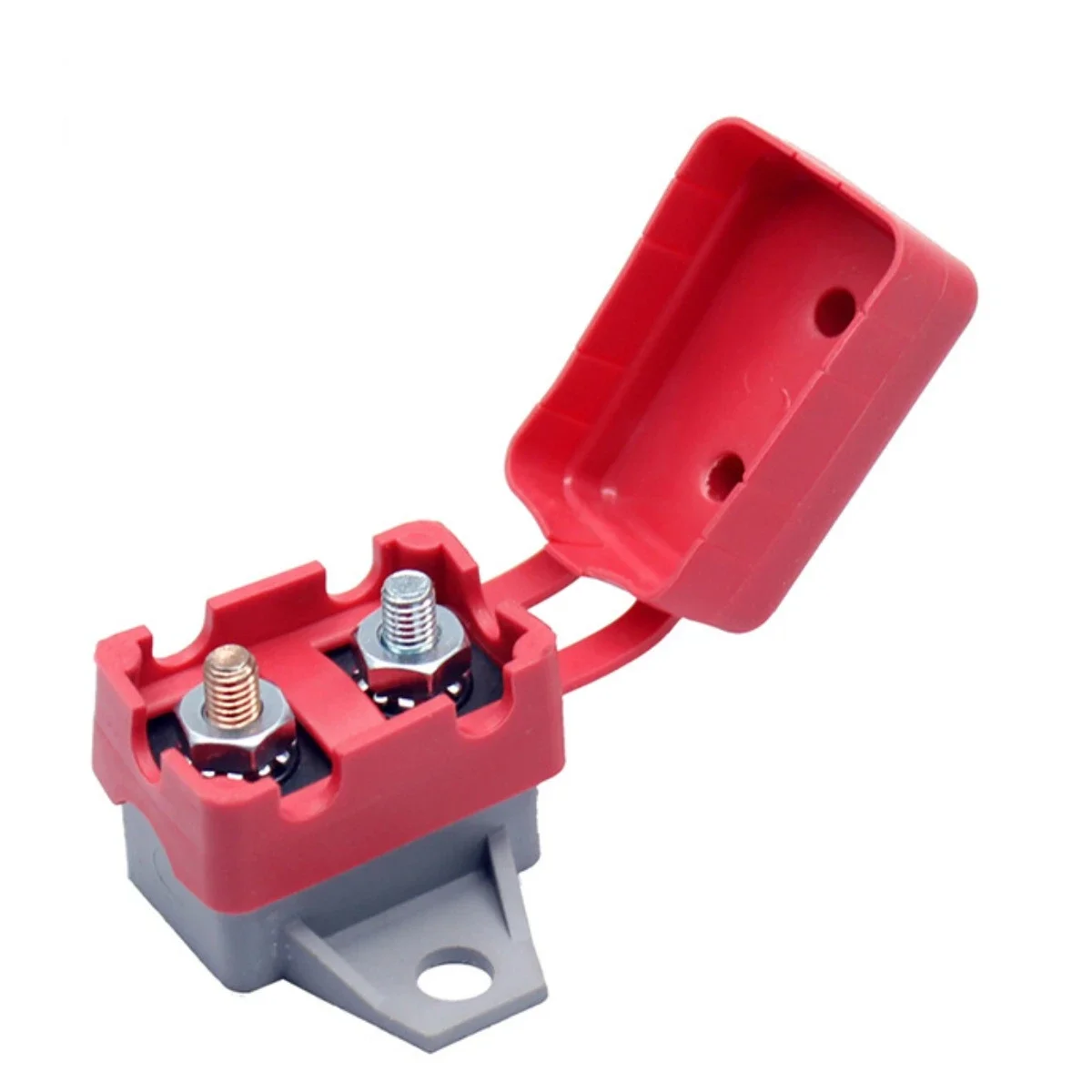 50A Car AR Overcurrent Protector Circuit Breaker Battery Overload Reset Protector Stud Bolt Waterproof for Car Boat