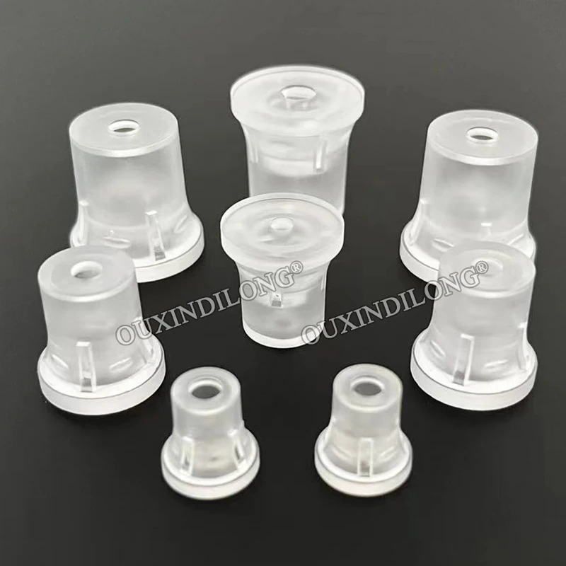 200PCS Acrylic Hidden Clip-in Acrylic Standoffs Plastic Frosted Screws Advertising Signs Letter Signage Mount Install Brackets