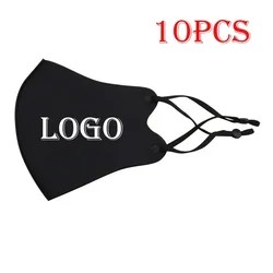 10 adet DIY özel Logo yüz maskesi ayarlanabilir yıkanabilir Anti toz yüz buz ipek ağız maskesi nefes yaz koruyucu yüz maskeleri