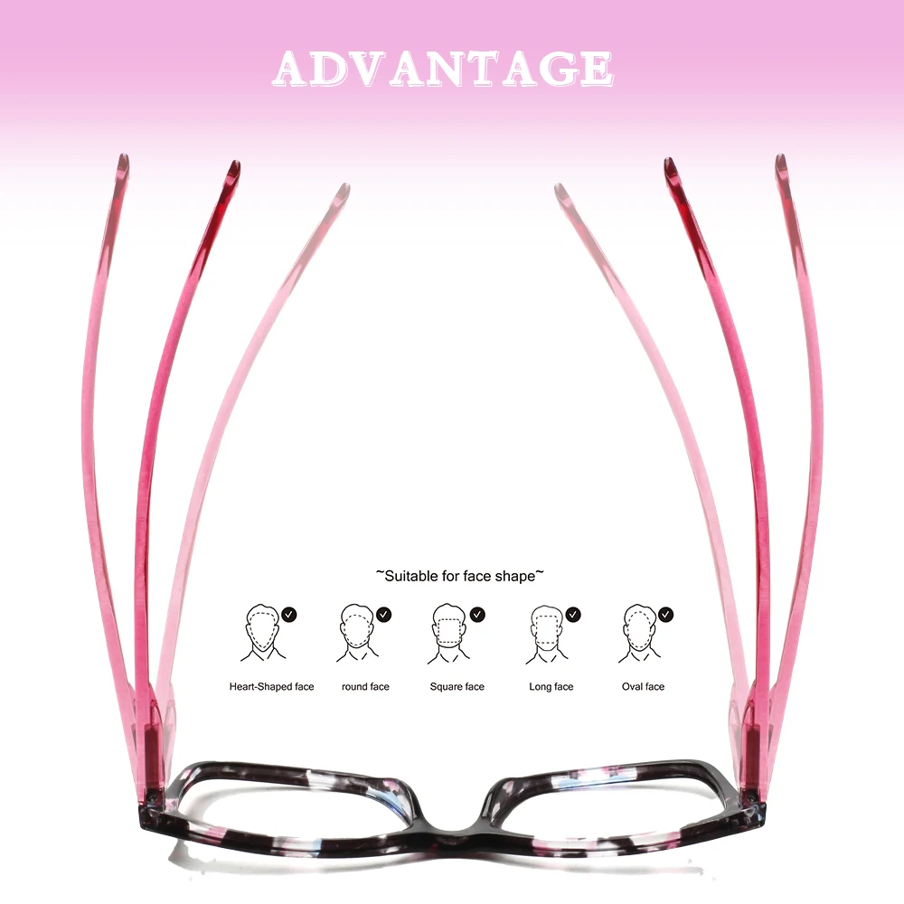 CLASAGA Outdoor Sunglasses Reading Glasses Rectangular Frame Decorative Glasses High-Quality Optical Prescription Eyeglasses