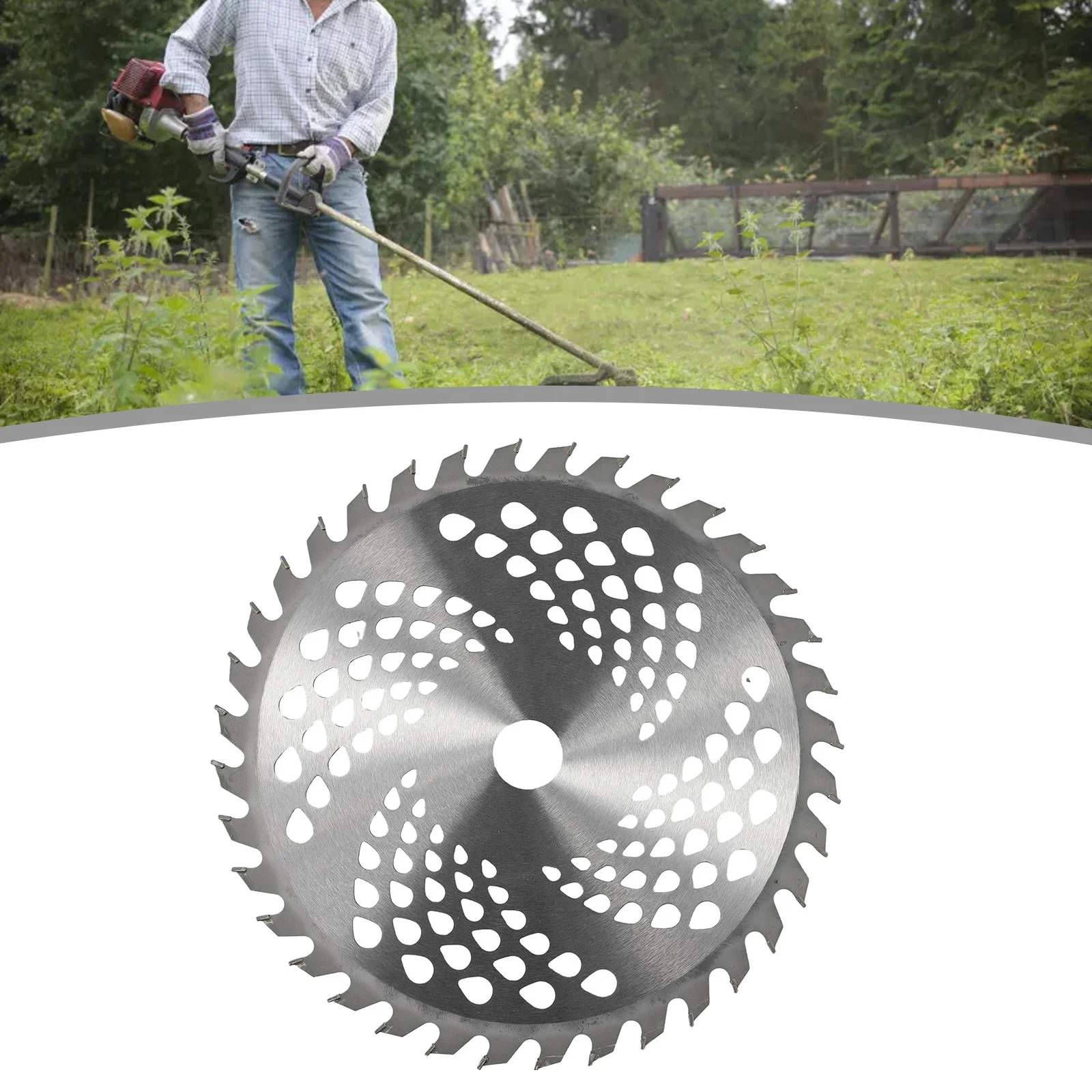 9 Zoll 36 Zähne Gras Trimmer Kopf Sägeblatt Holz Pinsel Cutter Trennscheibe Für Garten Rasenmäher Power Weed Eater Power Tools