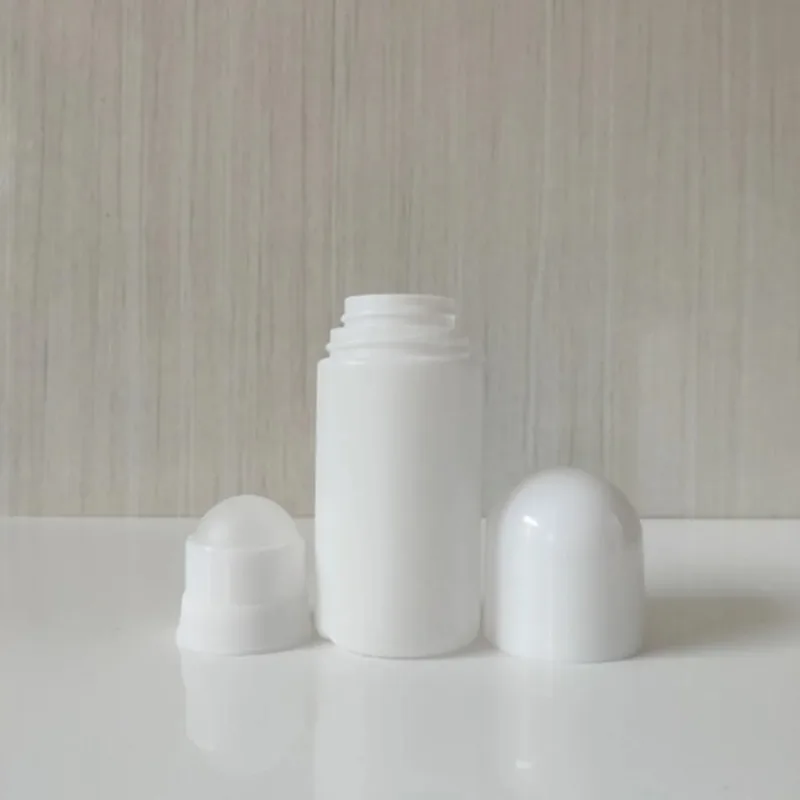 3 sztuki pustych butelek roll-on o pojemności 50 ml (1,69 oz) - wielokrotnego użytku, szczelne pojemniki do samodzielnego wyrobu dezodorantów, olejków eterycznych, perfum i balsamów ‌