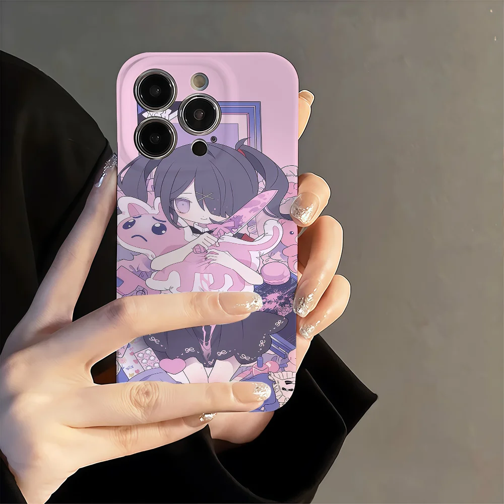 لعبة N-needy غاسل O-overload Amechan جراب هاتف آيفون 17 16 15 14 13 12 11 Plus Pro Max Mini Precise Hole مطابقة الفيلم