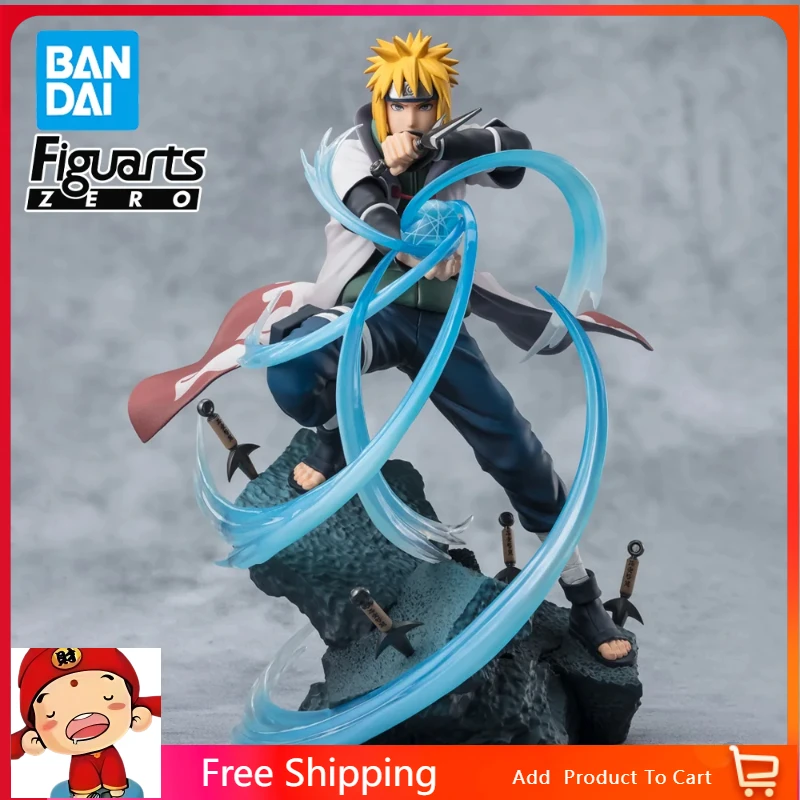 

In Stock Original BANDAI Figuarts ZERO Rasengan Minato Namikaze Figure Anime Naruto: Shippuden Model Genuine Boxed Toy