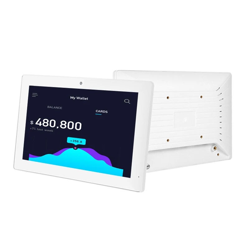 10.1inch Android 14 Tablet Wall Mounted RJ45 POE Industrial PC Touch Panel with Wi-Fi Ethernet New RK3576 CPU