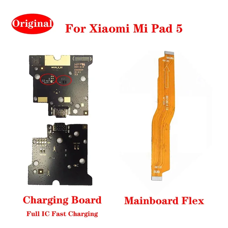 For Xiaomi Mi Pad 5 USB charging port dock socket board connector mainboard flex cable replacement parts