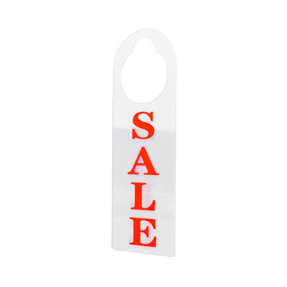 Large Sale Signs For Clothes Rack, Apparel Hangers Bar Hangrail Plastic Size Divider Big Marker Fitting Room Door Control Tags