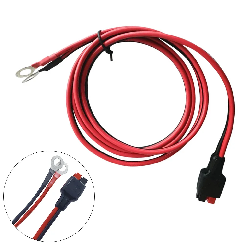 45A Rated 10AWG Battery Cable With O-Ring Terminal For Reliable Interconnection Of Power Stations Solar Panels And Battery Units