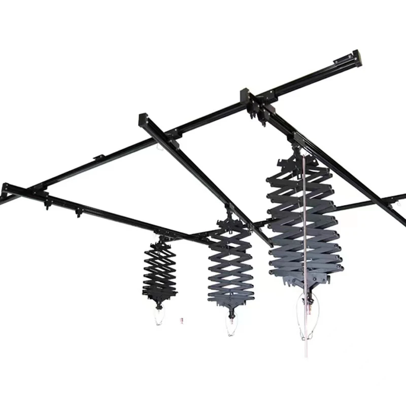 Complete Kit Photography Ceiling Rail Track System - Studio Lighting Support Rail System with 4m Drop Pantograph
