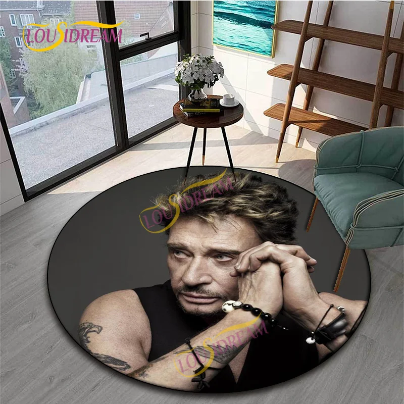 Johnny Hallyday enthusiast DIY printed Home area decoration Music rug Suitable for bedroom kitchen bathroom doormat carpet