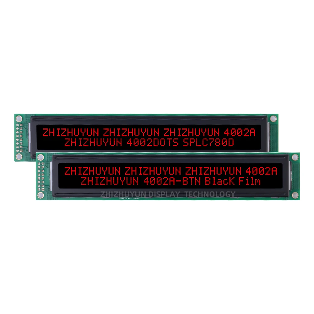 Imagem -05 - Display Lcd Módulo Multilíngue Tela Lcd Filme Btn Preto Texto Verde Personagem de Microcontrolador 40x2 Lcd4002a