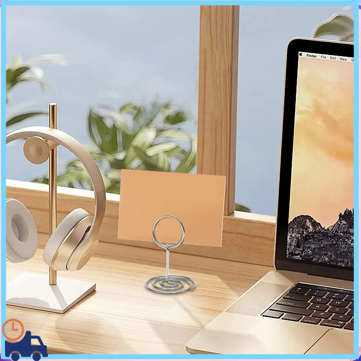 

Latest Table Number Holders 20Pcs - 2 Inch Mini Place Card Holder Short Table Number Stands For Wedding Party