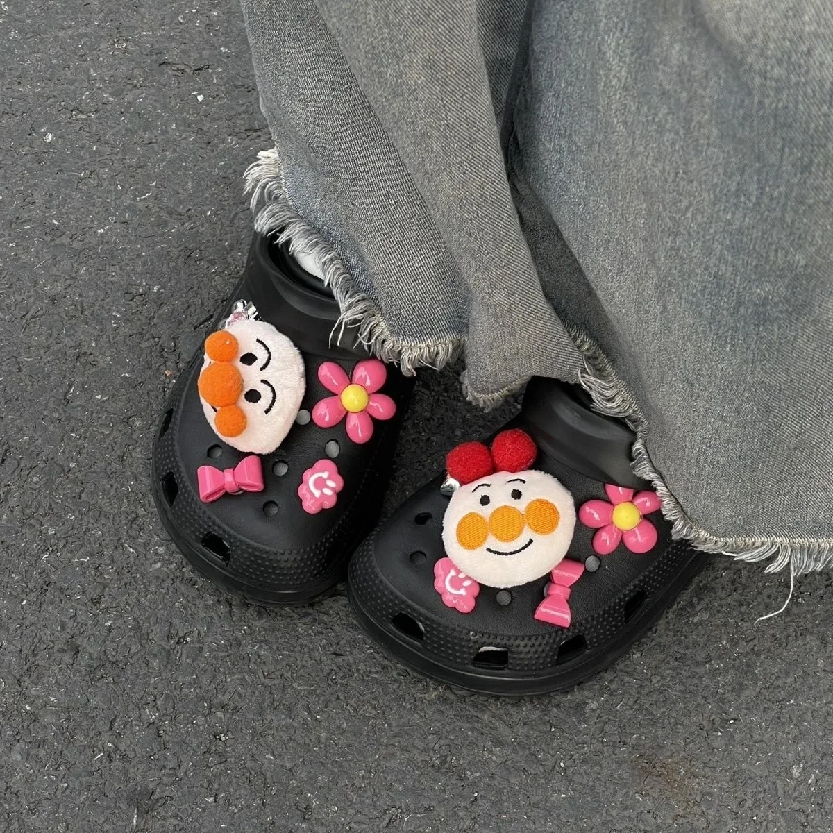 

Подвески для кукольной обуви для Crocs, милые подвески для обуви с героями мультфильмов, аксессуары для детей, праздничные подарки для девочек, хит продаж, качество, универсальные, красивые