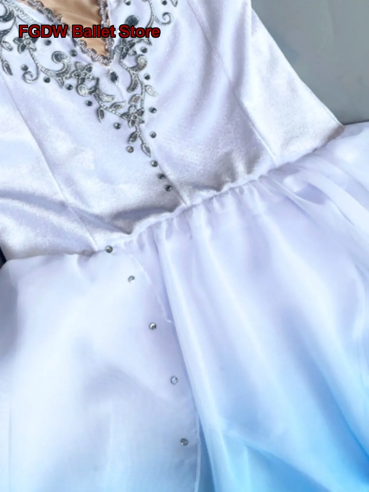 Don Quixote Cupid Magic Variation Performance Gradient Blue Tutu for Adults and Children Kids