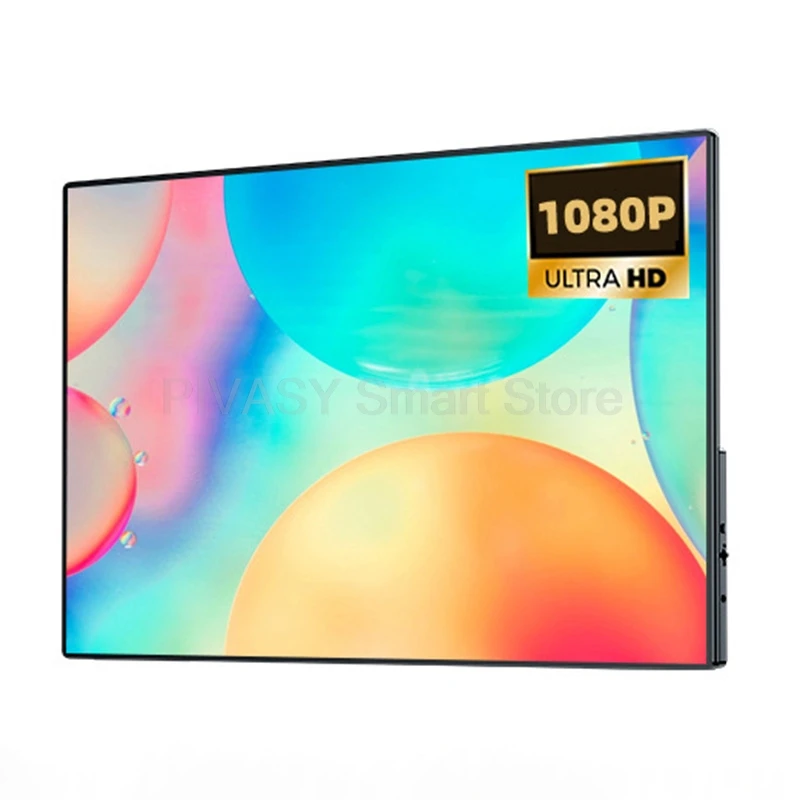 شاشة محمولة تعمل باللمس مقاس 14-21.5 بوصة بدقة 4K 120 هرتز لألعاب الكمبيوتر الشخصي PS5 شاشة خارجية لوحة IPS معدل تحديث عالي وسم اللون