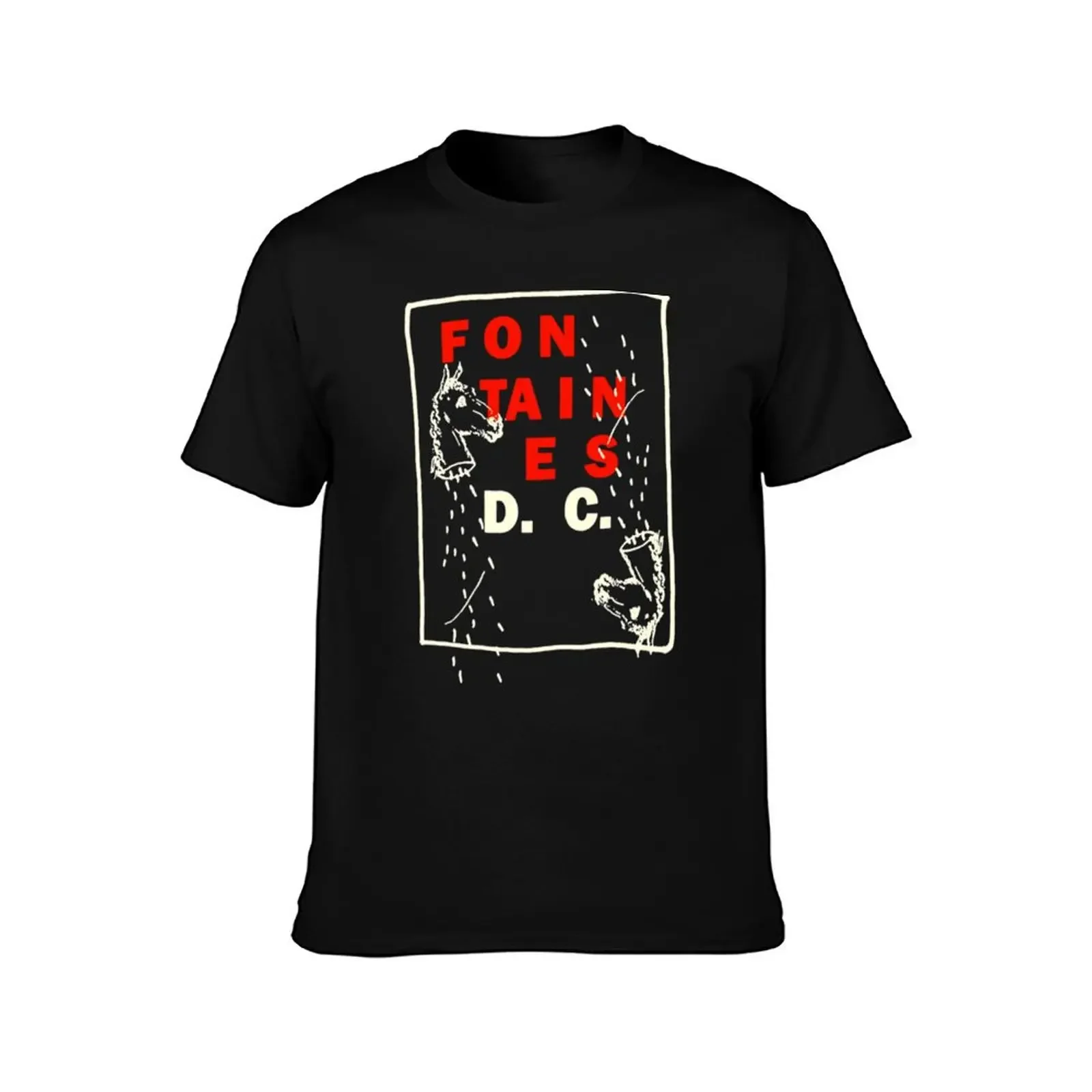 FONTAINES Show D.C. American DC Tour 2022 T-Shirt croswit shirt man funny meme t-shirts mens t shirt graphic