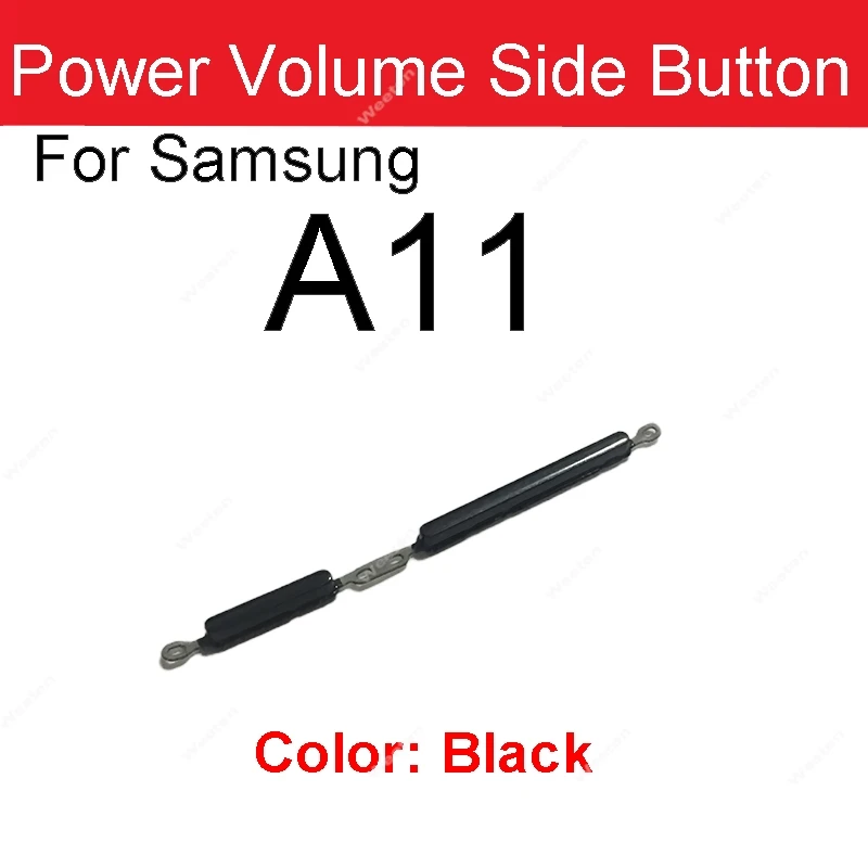 

Кнопка громкости вверх/вниз, боковая кнопка регулировки громкости, боковые клавиши для Samsung Galaxy A11 A31 A51 A71, восстановленные запасные части