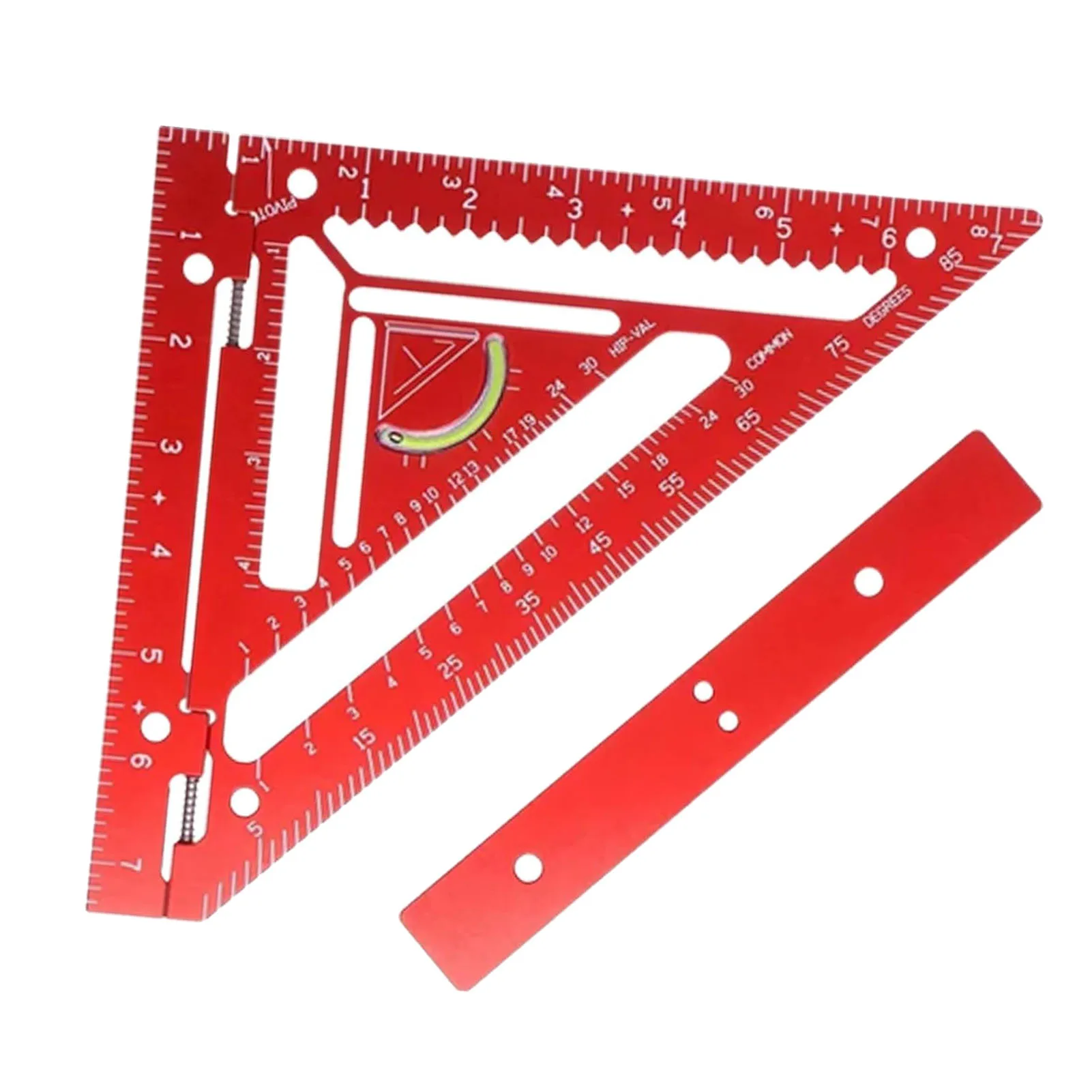 Rafter  Tool Aluminum Alloy Triangular Ruler Layout Measuring Tool Carpentry  with Jig Block Rafter  Tool