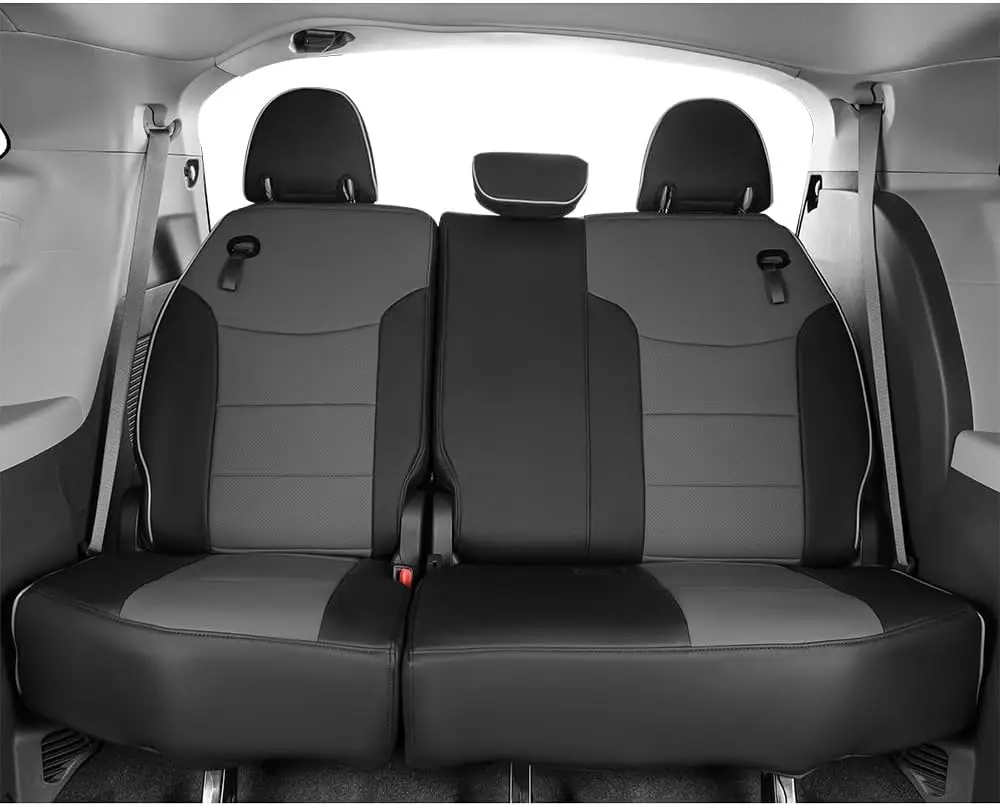 EKR Custom Fit Car Seat Covers for 2021-2026 Toyota Sienna LE/XLE/XSE/Limited/Platinum 7/8 Seats 2nd Row 4/2/4 Split Waterproof Full Set Seat Protector Seat Covers