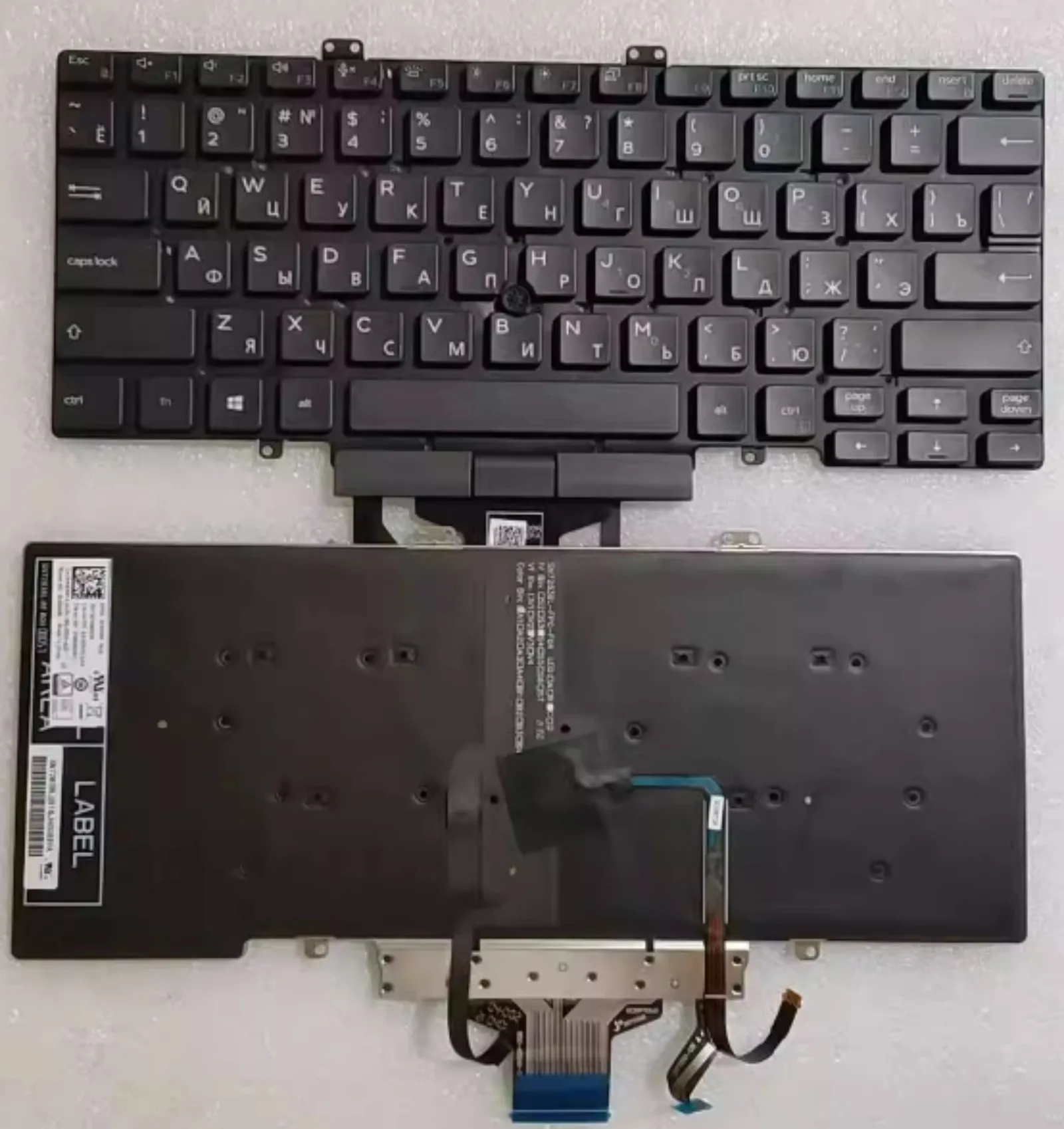

US RU Layout Dell Latitude P98G 0RN86F 3400 5310 5400 5401 5410 5411 7400 7410 Laptop Keyboard