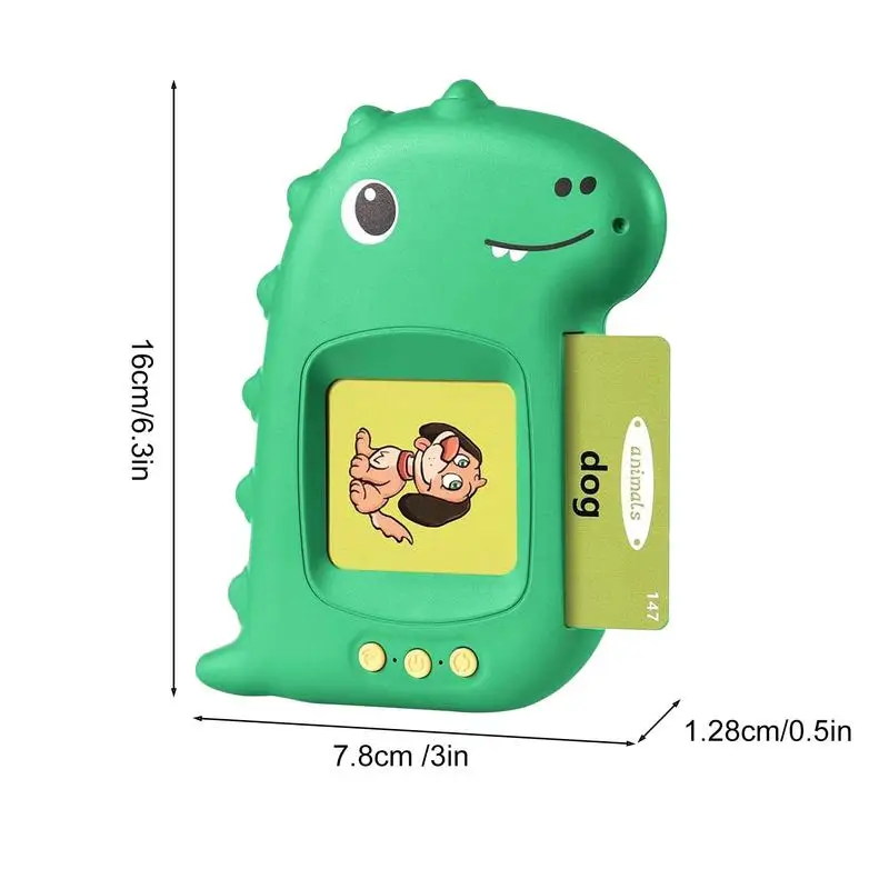 بطاقات فلاش ناطقة للأطفال الصغار، بطاقات فلاش ناطقة، ألعاب آلة التعلم التفاعلية للأعمار من 1 إلى 3 سنوات للأولاد والبنات والأطفال