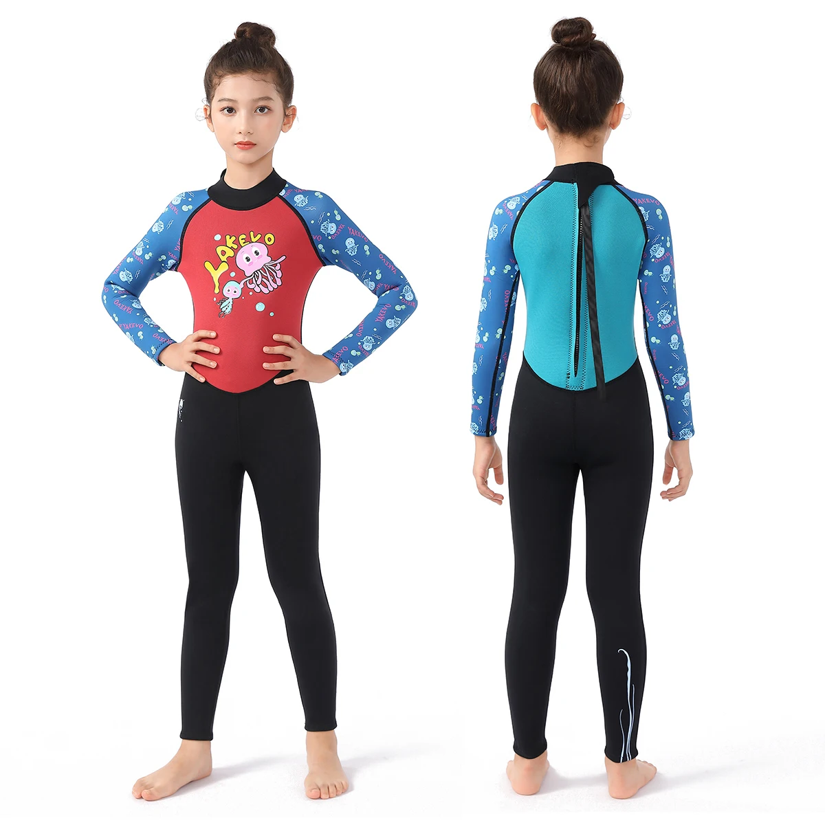 

STLF YAKEVO Factory Supply Professional Kids Diving Suit 2.5MM Neoprene Wetsuit for Sale