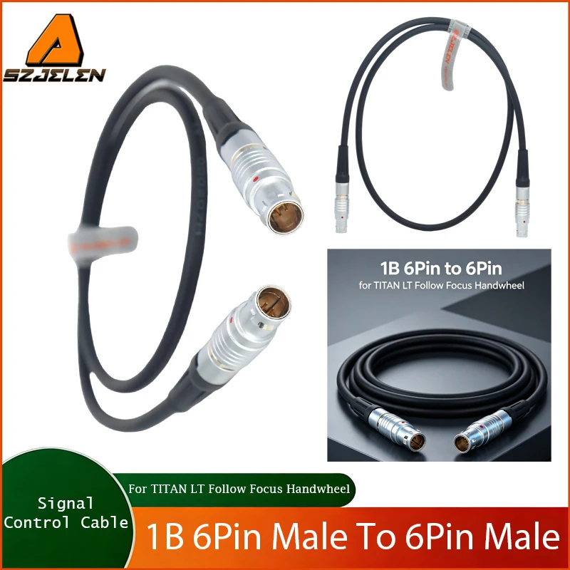 1B 6pin to 6pin for TITAN LT Follow Focus Handwheel Signal Control Cable