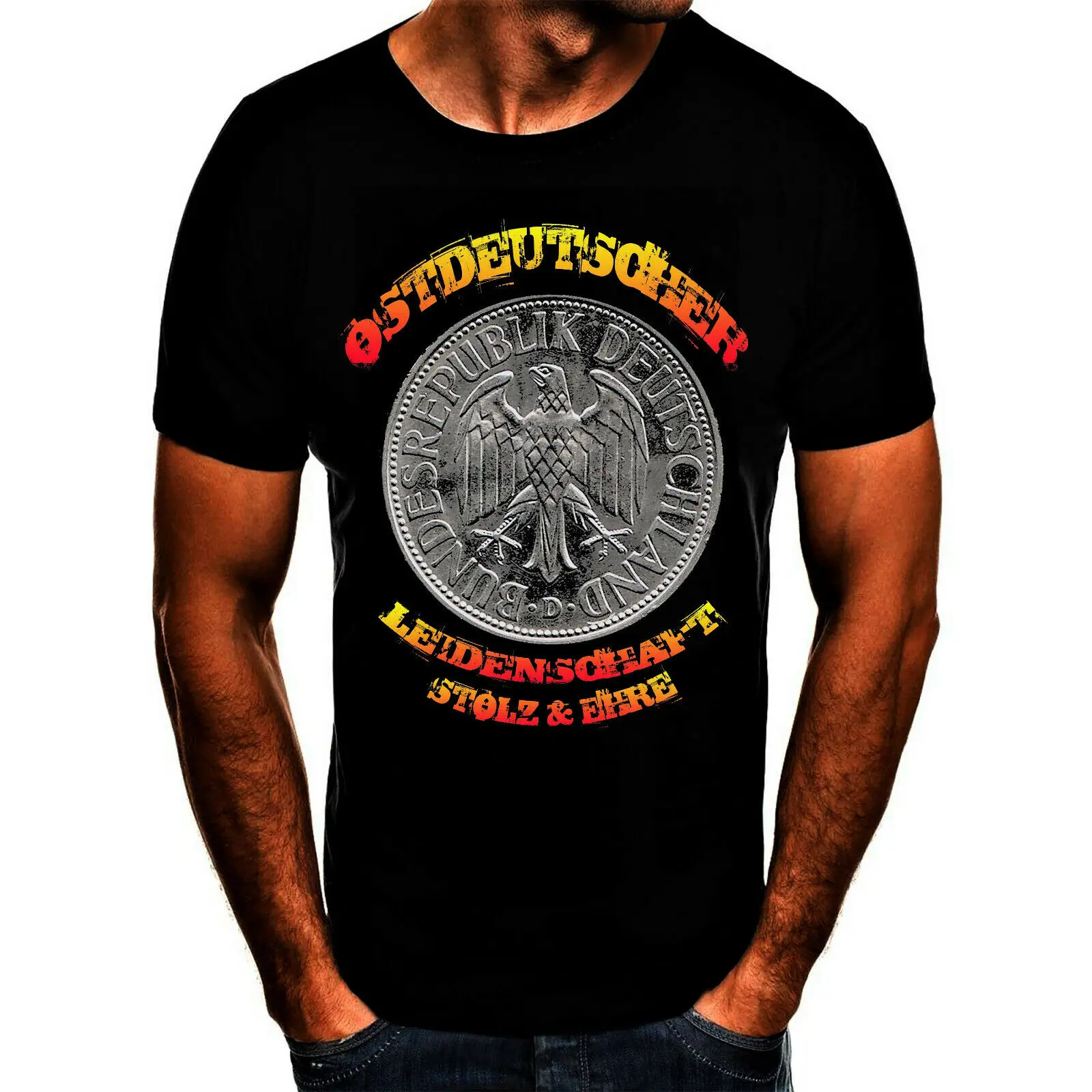 Ostdeutschland Fun Spruch (Interesting Spell of East Germany) T- Shirt Men's 100% Cotton Casual T-shirts Loose Top Size S-3XL