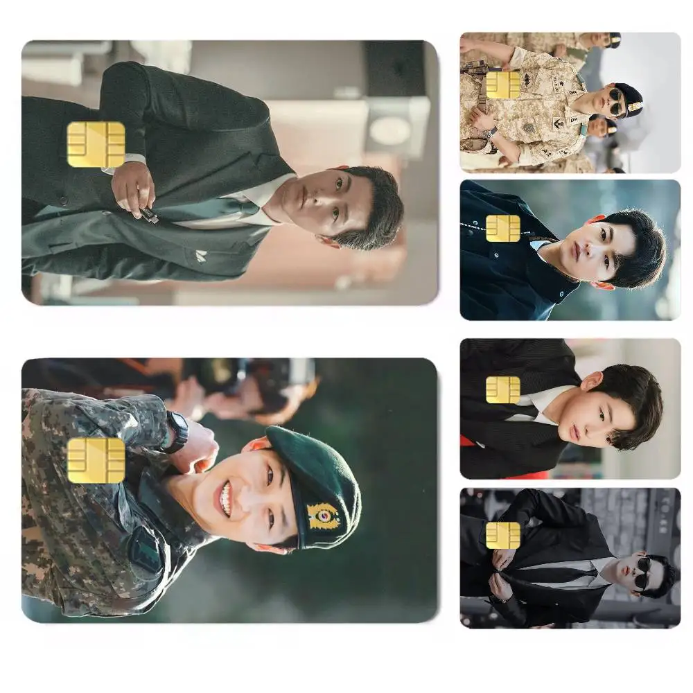 Korean Actor Song-g Joong-ki Credit Card HD Stickers Premium matte film effectively prevents fingerprints and daily abrasion.