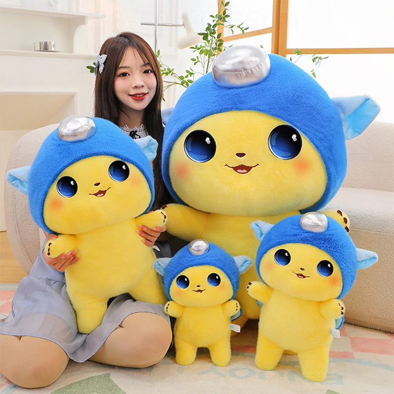 

Cute Creative Flying Pikachu Plush Toy Large Stuffed Doll for Kids Birthday Xmas Gift for Girls Wholesale Plushie Animal Toy