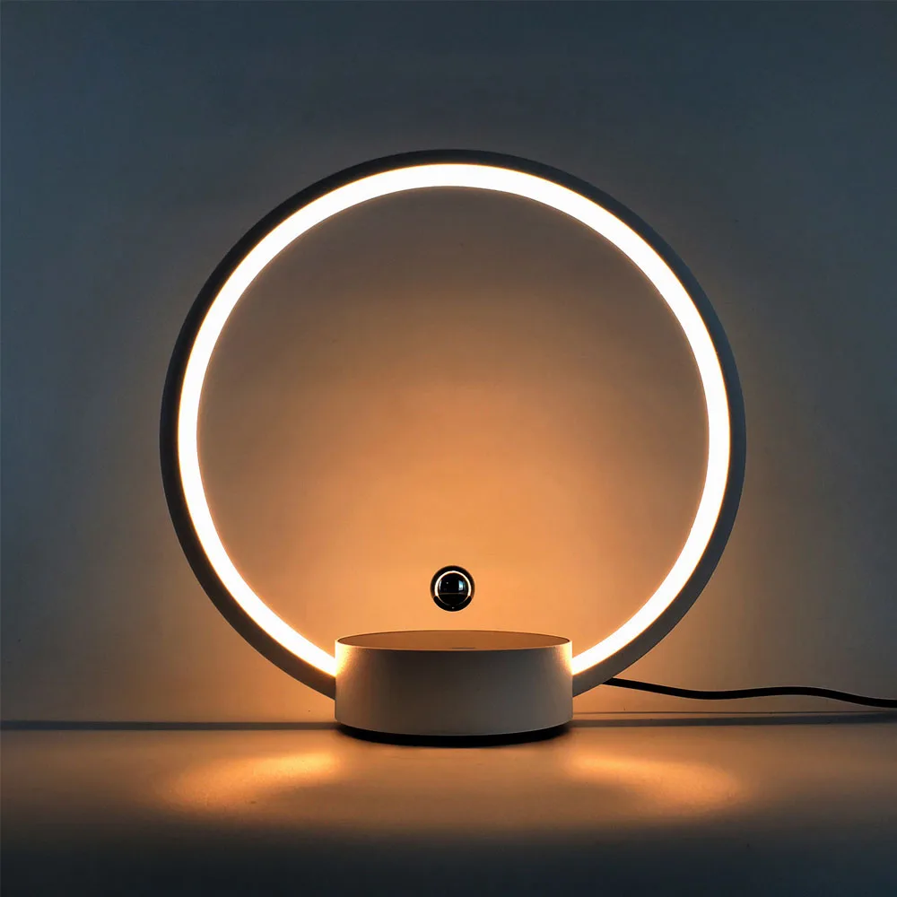 Magnetic levitation Circlo Light Desktop decorative lamps Color RGB Colors Bedroom Home Decoration Led Ambient light