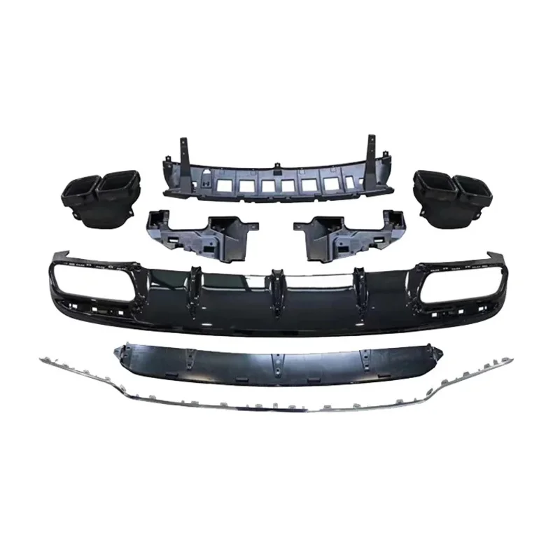 

Car Accessories upgrade to S63 Style diffuser spoiler body kit rear lip For S Glass W217 C217