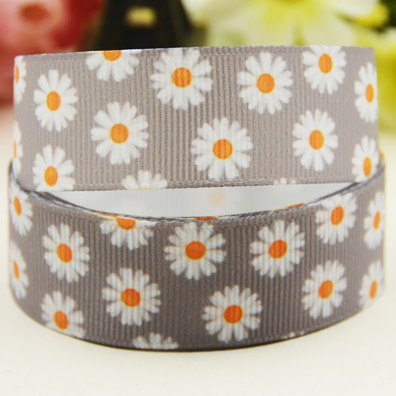 22mm 25mm 38mm 75mm Wenig Daisy Cartoon Charakter gedruckt Ripsband party dekoration 10 Yards