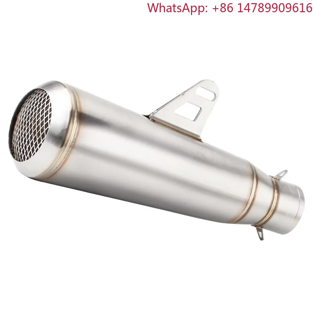 24Carbon Fiber Motorcycle Exhaust Muffler, Universal 51mm Inlet Slip-On With DB Killer, Racing Style Pipe For Off-Road VehicleM