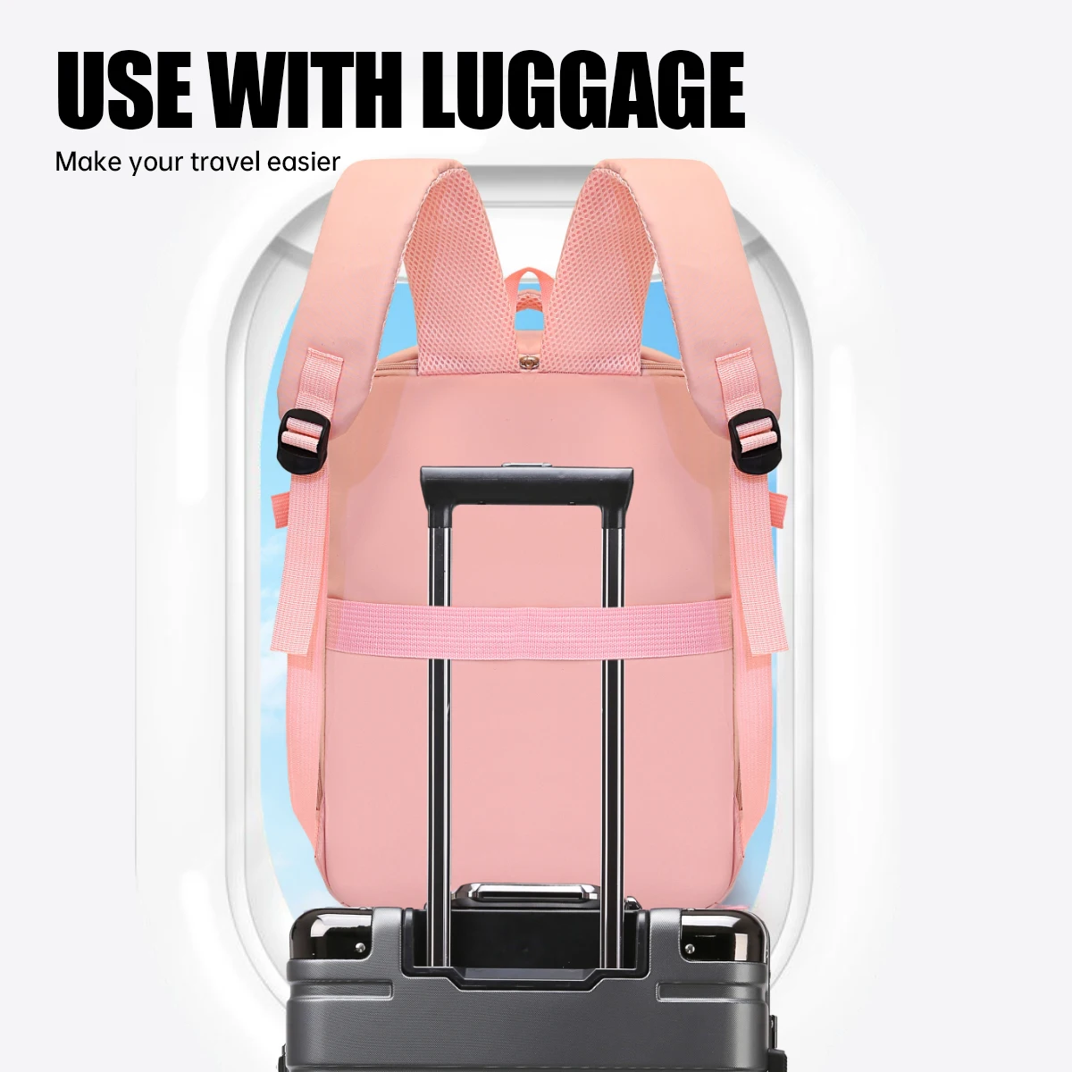 High-end logo custom backpack luggage bag student school bag female business trip computer bag travel backpack exclusive diy