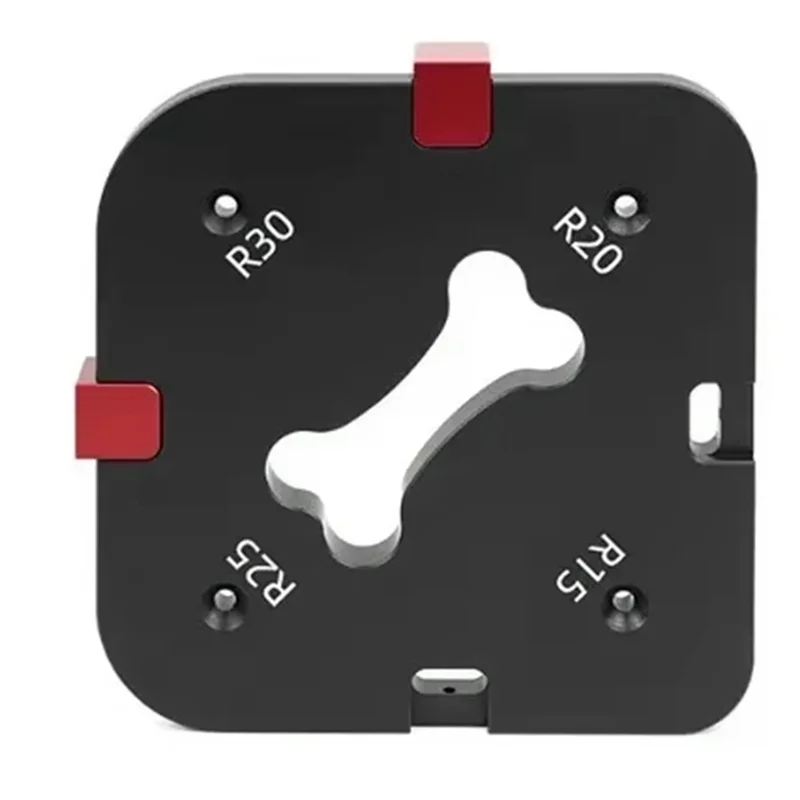 A76K Trimming Machine Cutting Fillet Template R-Angle Arc Template Woodworking Electric Router Slotting Wardrobe Tool