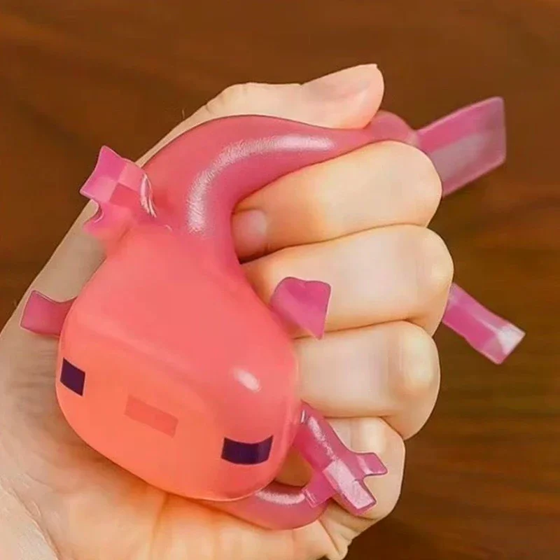 Simulation de salamandre américaine à presser, jouet anti-Stress à rebond lent, jouets sensoriels pour enfants et adultes, cadeaux créatifs