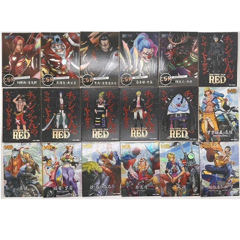 

Anime One Piece Monkey D Luffy Sanji Nico Robin Franky Jinbe Shanks Ace Rare Collector Cards Christmas Birthday Gifts Toys