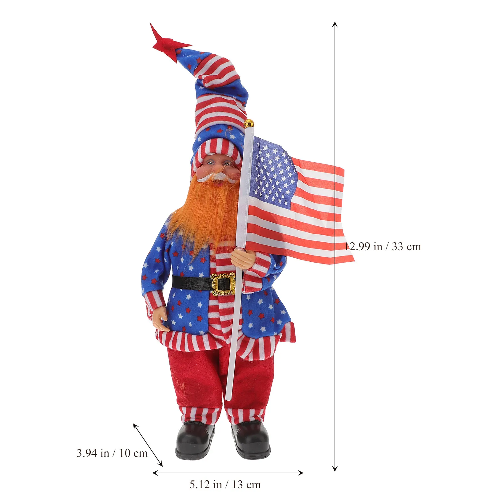 Creative Uncle Sam Festival Decor Small Adorable Ornament for Independence Day Celebration Party Decoration Home Office Display