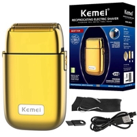 Kemei Tx1 Full Metal Electric Shaver For Men Hair Beard Electric Razor Bald Head Shaving Machine Finishing Fades Rechargeable