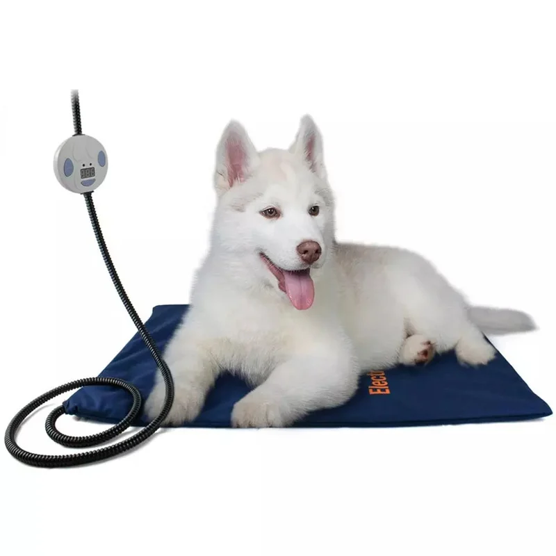 Pet Electric Blanket Pet Heating Pad Heated Dog Bed Waterproof Thermostat With Chew Resistant Steel Cord Dog Cat Heating Mat