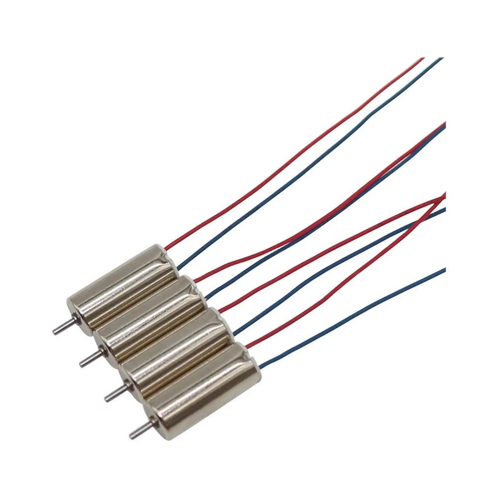 4PCS 7mm 16mm Coreless DC Rated 3.7V No-Load Approx 45000RPM for Compact DIY and Helicopter Assemblies 4PCS 7mm