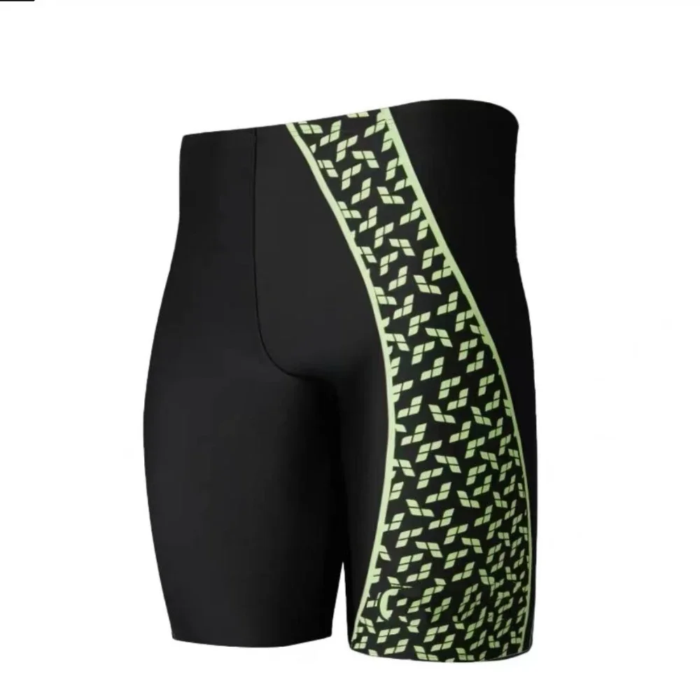 Men's Endurance Sports Training Swimming Summer Competition Swimming Shorts, Beach Swim Trunks, Surfing Shorts Gym Jammer